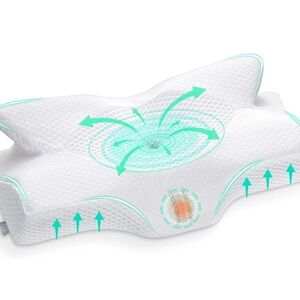 Elviros Cervical Memory Foam Pillows for Neck and Shoulder Pain